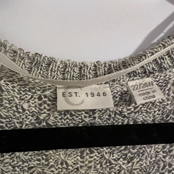 Cato drape/loose sweater vest with side cross ties 22/24 - Picture 3 of 4